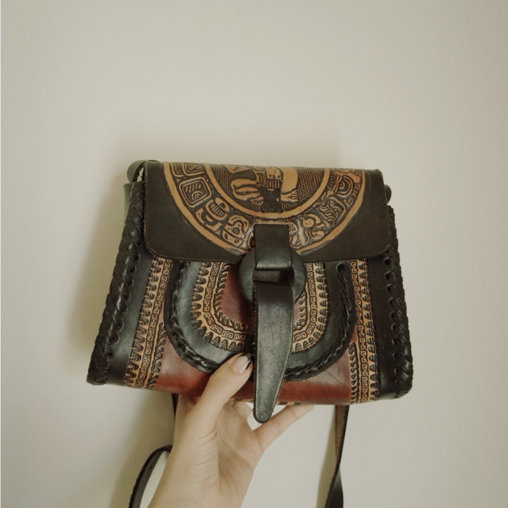 Bohemian Leather Shoulder Bag